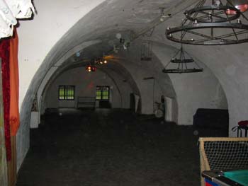 the partyhall. cozy, isnt it?